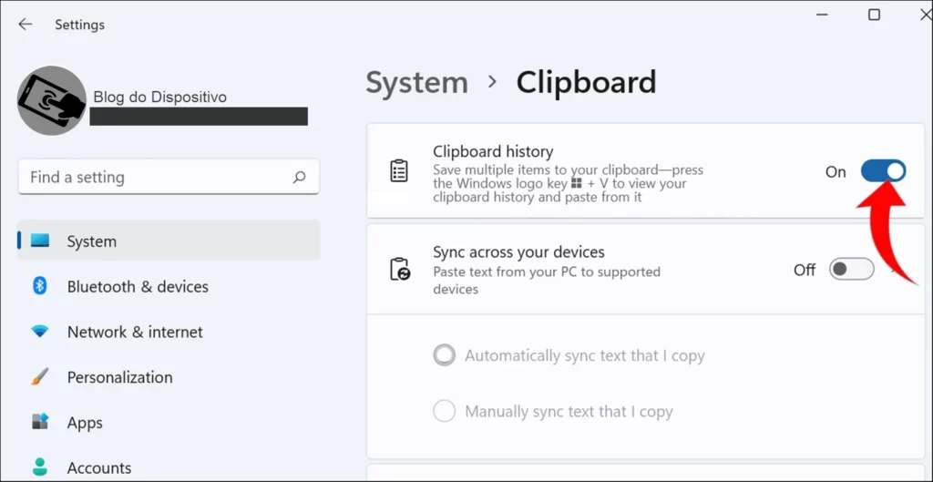 Aproveite ao máximo a área de transferência do Windows 11