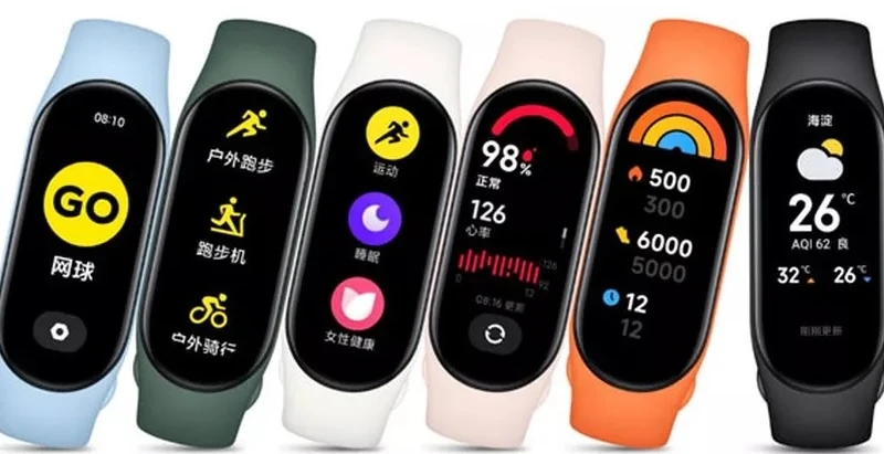 Xiaomi Mi Band 7: Exibição e Design 