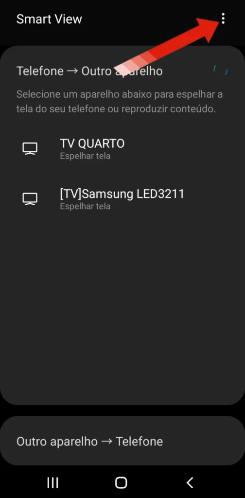 Instruções para ativar o menu secreto no celular Samsung Galaxy.