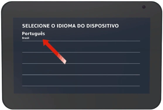 Configurando o Echo Show 5 (3ª geração).