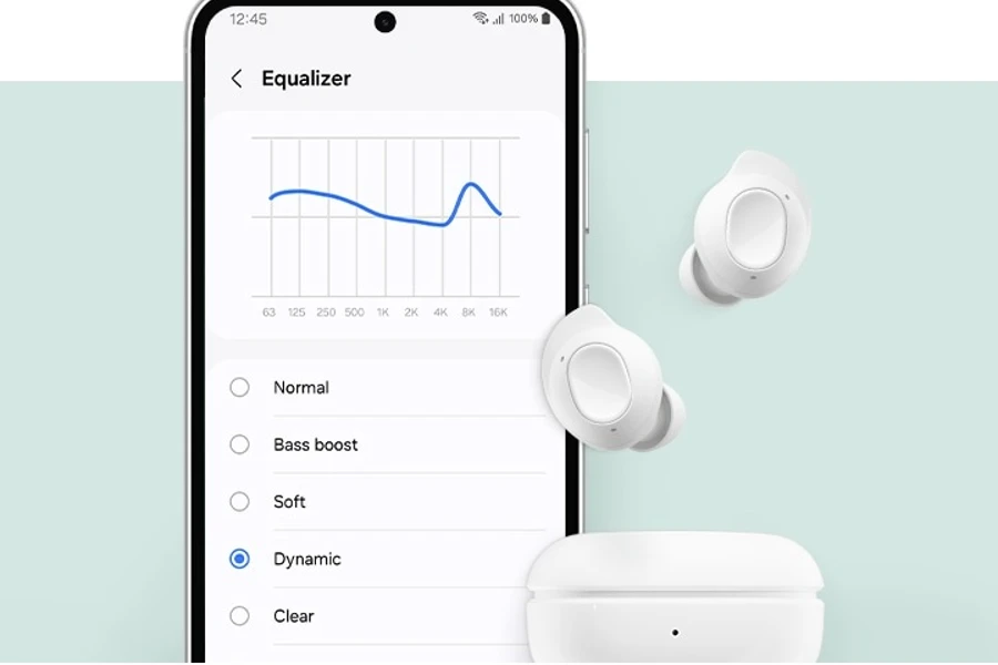 Fones de ouvido Samsung Galaxy Buds FE branco