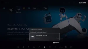 Como transferir dados do PS4 para o PS5?