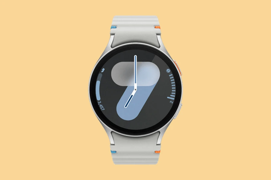 Design e tela do Samsung Galaxy Watch 7.