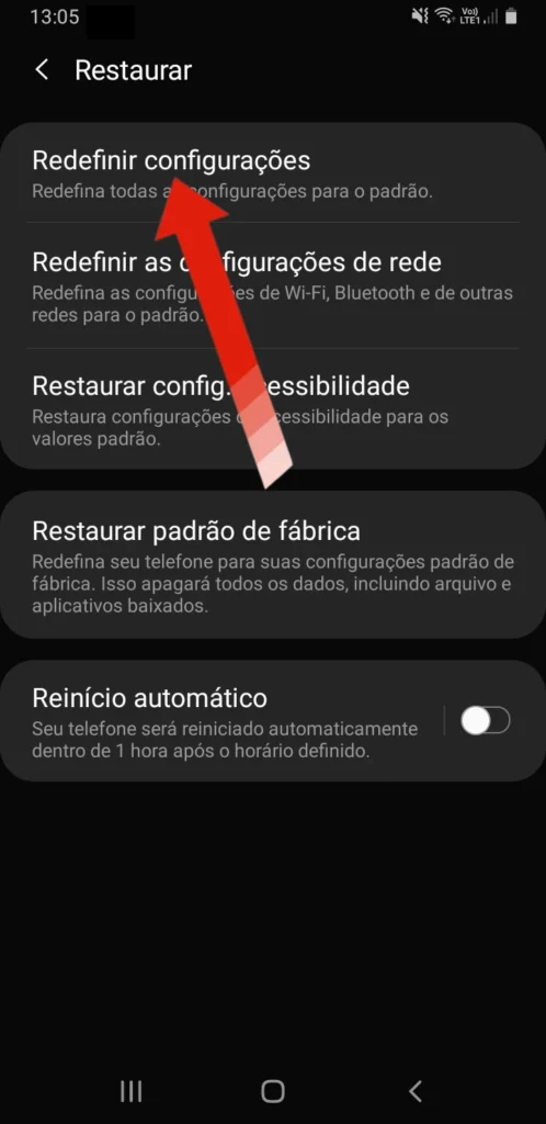 Como desativar a mensagem “Adaptador USB desconectado” no celular Samsung?